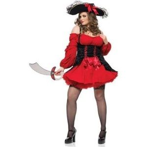 EUC Women’s Leg Avenue Brand Plus Size 1x 2x Halloween Costume Dress Pirate